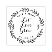 ローレルリースレットラブグロウ結婚式の引き出物 セルフインキングスタンプ (デザイン)