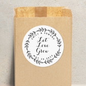 ローレルリースレットラブグロウ結婚式の引き出物 ラウンドシール