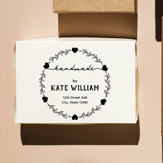 ローレルリース手作りビジネススタンプ ラバースタンプ