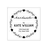 ローレルリース手作りビジネススタンプ ラバースタンプ (インプリント)