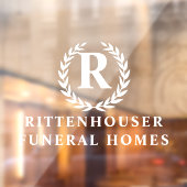 ローレルリース パーソナライズされた ウィンドウサイン (シート2)