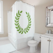 ローレルリース（古代ギリシャのシンボル） シャワーカーテン (インサイチュ)