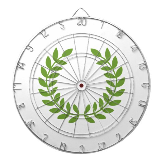 ローレルリース（古代ギリシャのシンボル） ダーツボード (正面)