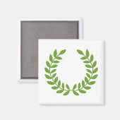 ローレルリース（古代ギリシャのシンボル） マグネット (正面/裏面)