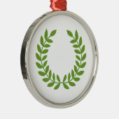 ローレルリース（古代ギリシャのシンボル） メタルオーナメント (右)