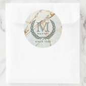 ローレルリーフクラシックモノグラムビューティフルマーブル ラウンドシール (バッグ)