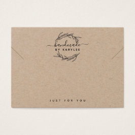 ローレルリーフネックレスブレスレットディスプレイカード