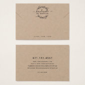 ローレルリーフネックレスブレスレットディスプレイカード (正面&裏面)