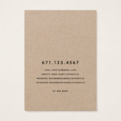 ローレルリーフ素朴ジュエリーイヤリングディスプレイカード (裏面)