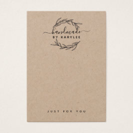 ローレルリーフ素朴ジュエリーイヤリングディスプレイカード