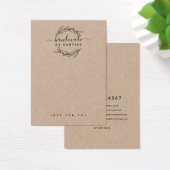 ローレルリーフ素朴ジュエリーイヤリングディスプレイカード (デスク)