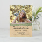 ローレルリーフ – 卒業発表 招待状 (スタンド正面)