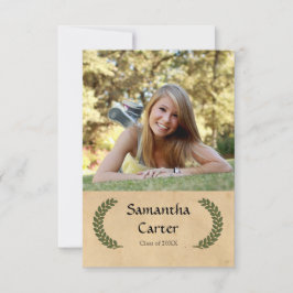 ローレルリーフ – 3x5卒業発表 招待状