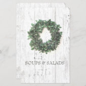 ローレル素朴リースレシピ主催者の仕切り (正面/裏面)