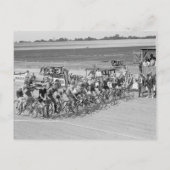 ローレル自転車レース1925ヴィンテージ写真 ポストカード (正面)