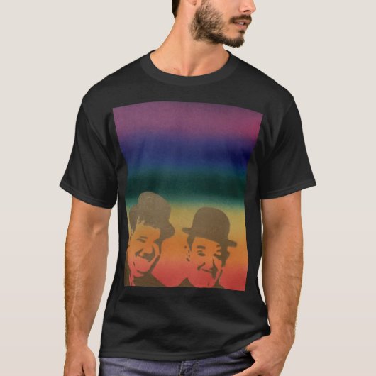 ローレル&ハーディ Tシャツ (正面)