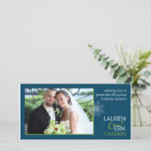 ローレンとエリックのクリスマスカード シーズンカード (スタンド正面)