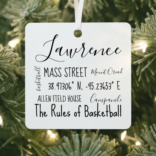 ローレンスカンザスサブウェイアートメタルオーナメント メタルオーナメント (インサイチュ)