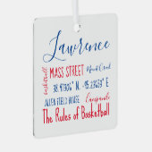 ローレンスカンザスサブウェイアートメタルオーナメント メタルオーナメント (正面右)