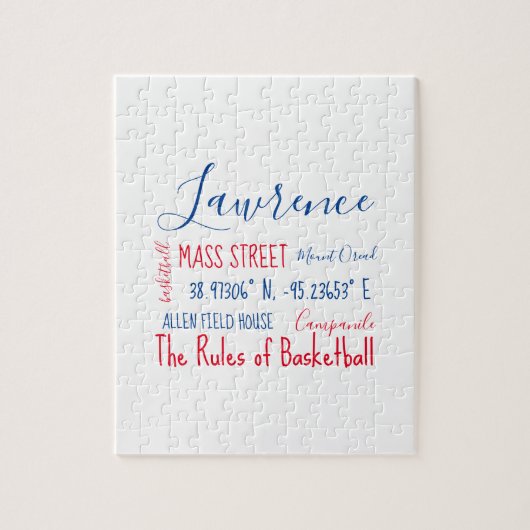 ローレンスカンザスサブウェイアート ジグソーパズル (縦)