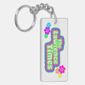 ローレンスタイムズ溝型フラワーキーチェーン キーホルダー (正面左)