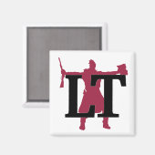 ローレンスタイムズ角磁石 – LTロゴ マグネット (正面/裏面)