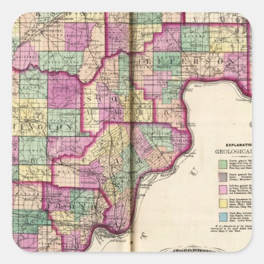 ローレンス郡とジャクソン郡 スクエアシール (正面)