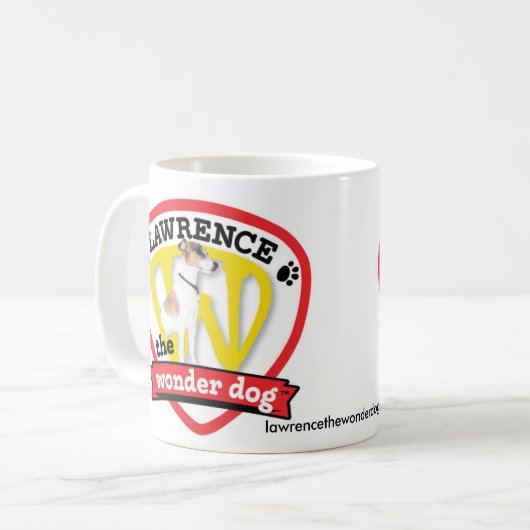ローレンス驚異のDog™のマグ コーヒーマグカップ (正面左)