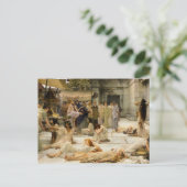 ローレンス・アルマ・タデマによるアンフィッサの女性 シーズンポストカード (スタンド正面)