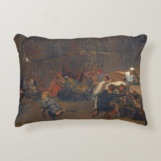 ローレンス・アルマ – タデマ – グントラムボースと彼 アクセントクッション (正面)