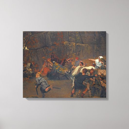 ローレンス・アルマ – タデマ – グントラムボースと彼 キャンバスプリント (正面)