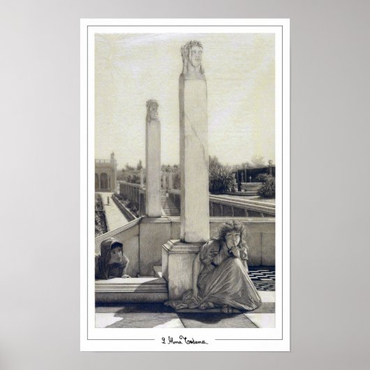 ローレンス・アルマ・タデマ・ゼディング・アート・ポスター#317 ポスター (正面)