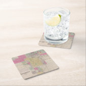 ローレンス、カンザス スクエアペーパーコースター (インサイチュ)