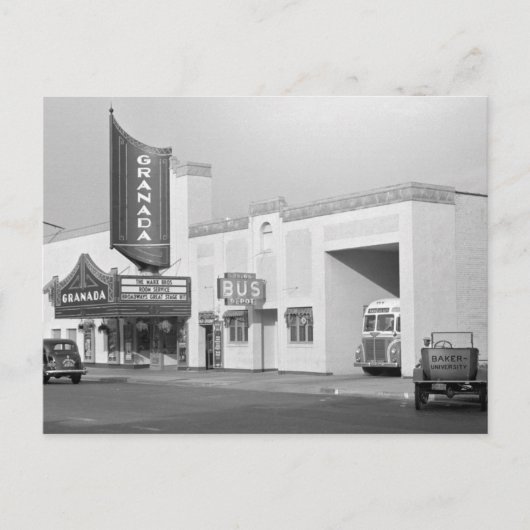 ローレンス、カンザス、1938年 ポストカード (正面)
