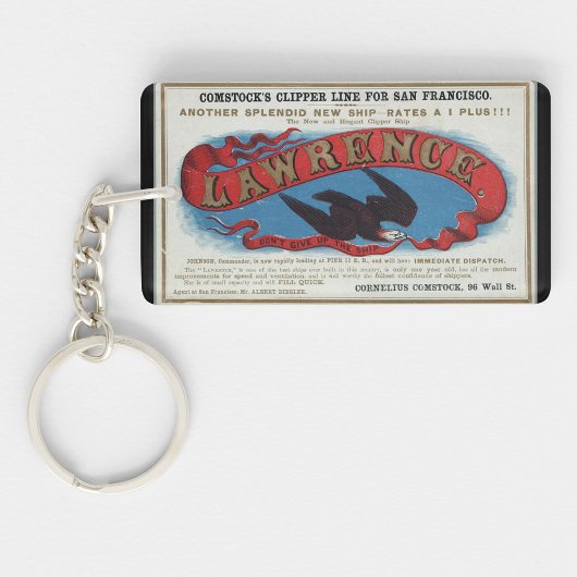 ローレンス・クリッパー帆船1900 キーホルダー