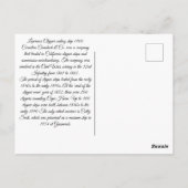 ローレンス・クリッパー帆船1900 ポストカード (裏面)