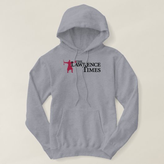 ローレンス・タイムズ大人フード付きスウェットシャツ(フロントのみ) パーカ (デザイン正面)