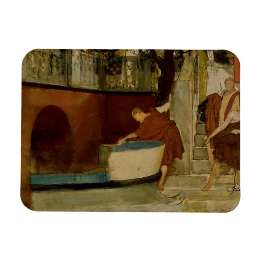 ローレンスAlma-Tedamo – バージへの乗船 マグネット (横)