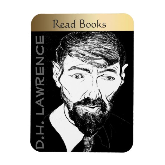 ローレンスD H マグネット (縦)