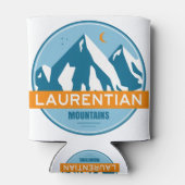 ローレンティアンマウンテンズケベックカナダ 缶クーラー (裏面)