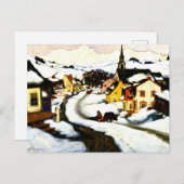 ローレンティアン山脈の村 ポストカード (正面/裏面)