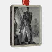 ローレントde Gouvion聖者Cyrのポートレート メタルオーナメント (右)