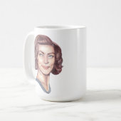 ローレンバコールポートレート コーヒーマグカップ (正面左)