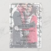 ローレンモノグラムフォトエレガントな結婚式 プログラム (裏面)