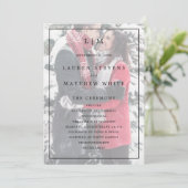 ローレンモノグラムフォトエレガントな結婚式 プログラム (スタンド正面)