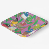 ローレンローゼンバーグオリジナルパレーケ9"スクエア ペーパープレート (傾斜あり)