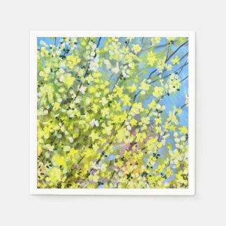 ローレンローゼンベルグブルーミングフォルシンシアカクテルナプキン スタンダードカクテルナプキン