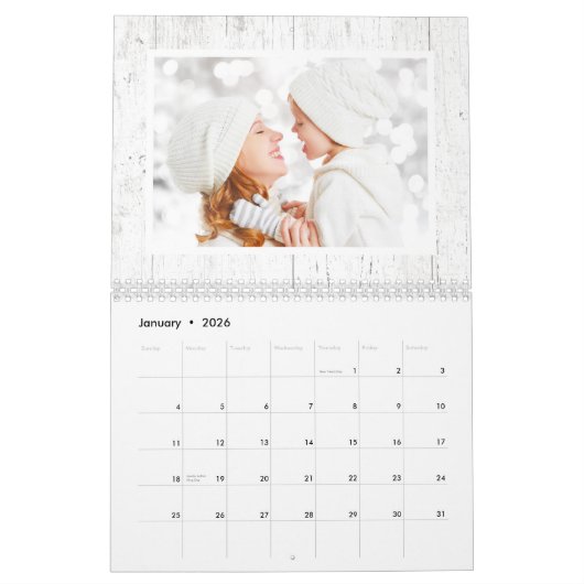 ローレ素朴ルリースファームハウスファミリーフォト2023 カレンダー (1月 2026)