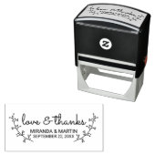 ローレ素朴ル結婚式の引き出物 セルフインキングスタンプ (インサイチュ)