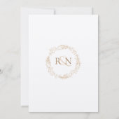 ローレ素朴ル・ガーラン結婚ズ 招待状 (裏面)